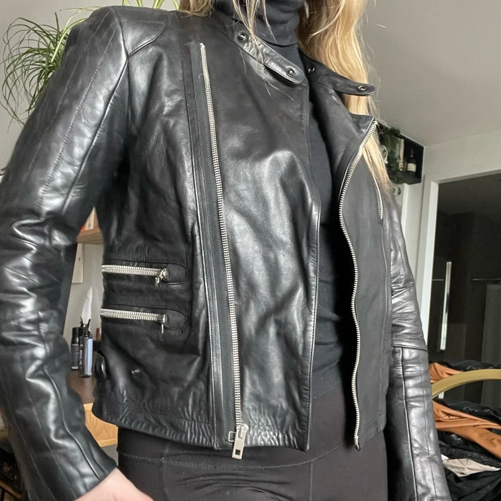NWOT Rag & Bone Leather Motorcycle Jacket - Picture 7 of 15